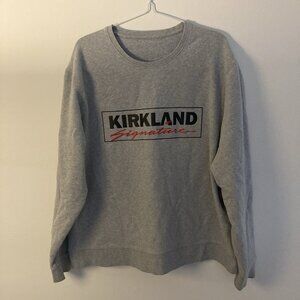 Kirkland Signature Men’s Branded Spell out Logo Sweater Pullover Size 2XL
